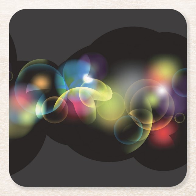 Conjunto de Porta-copos Abstrato Bonito (Frente)