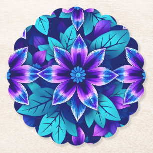 Conjunto de Porta-Copos Camuflado em Azul Metálico