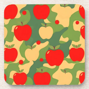 Conjunto de Porta-copos Camuflado Vermelho Verde M
