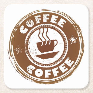 Conjunto de Porta-copos de Café Abstrato Muito Leg