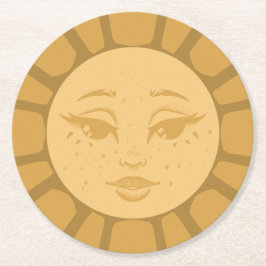 Conjunto de porta-copos de casamento Vintage Sun