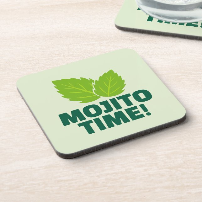 Conjunto de porta-copos de coquetel mojito verde c (Left Side)