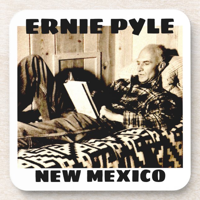 conjunto de porta-copos Ernie Pyle Novo México (Frente)