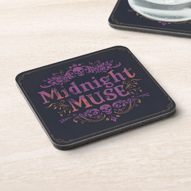 Conjunto de Porta-Copos Gótico Midnight Muse | Vel (Left Side)
