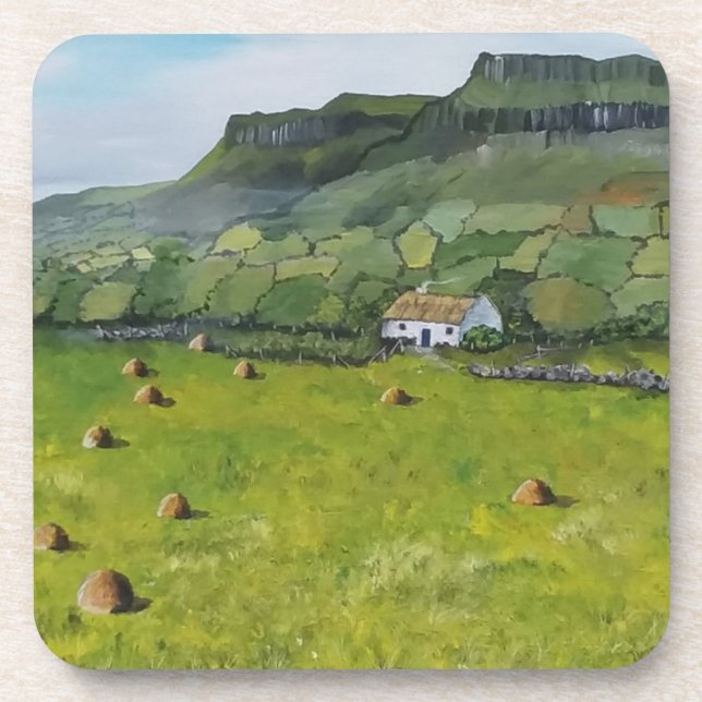 Conjunto de Porta-Copos Irlandeses Paisagem  Caban (Frente)