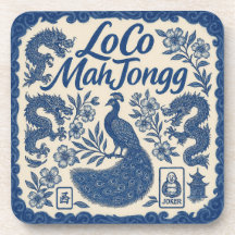 Conjunto de porta-copos LoCo Mahjong
