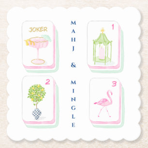 Conjunto de porta-copos personalizado Palm Beach M