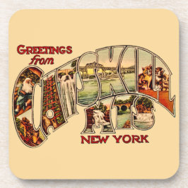 Conjunto de porta-copos vintage Catskill Mtns