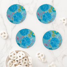 Conjunto de Portas copos Florais de Bluebells Bloq