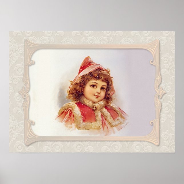 Conjunto de Poster de Crianças de Vintage (Frente)