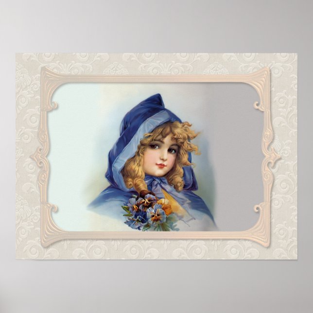 Conjunto de Poster de Crianças de Vintage (Frente)