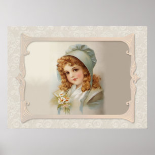 Conjunto de Poster de Crianças de Vintage