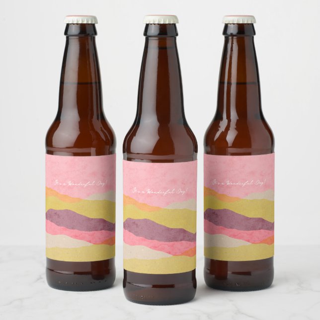 Conjunto de Rótulos de Alimentos e Bebidas (Garrafas)
