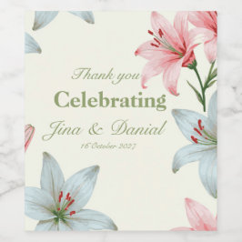 Conjunto de rótulos de alimentos e bebidas