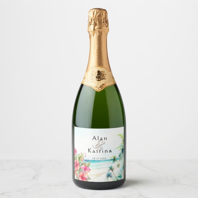 Conjunto de rótulos de alimentos e bebidas florais (Frente)