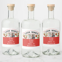 Conjunto de Rótulos de Aniversário - Texto e Image