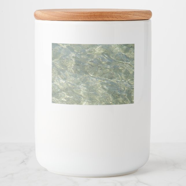 Conjunto de rótulos de Comida e bebidas de padrões (Frente)