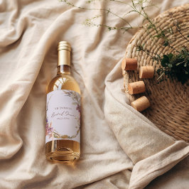 Conjunto de Rótulos de Comidas e Bebidas de Flor S