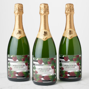 Conjunto de rótulos de Comidas e bebidas de morang