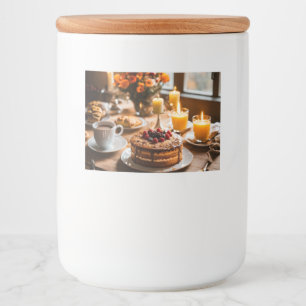 CONJUNTO DE RÓTULOS PARA COMIDAS E BEBIDAS