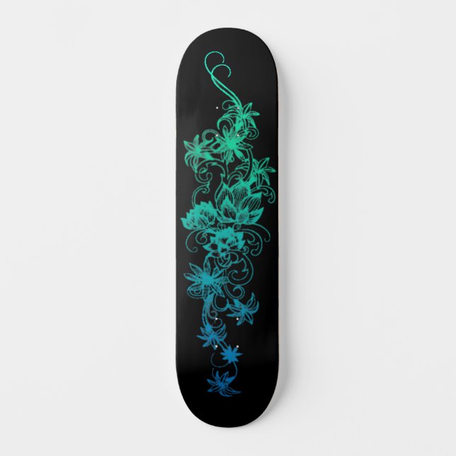 Conjunto de Skate Floral para Meninas e Mulheres A (Frente)