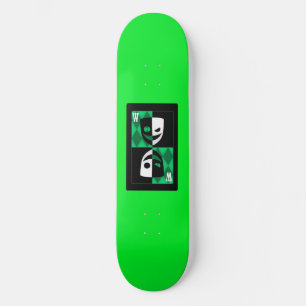 Conjunto de Skate Green Wilcard Faces