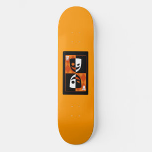 Conjunto de Skate Orange Wilcard Faces