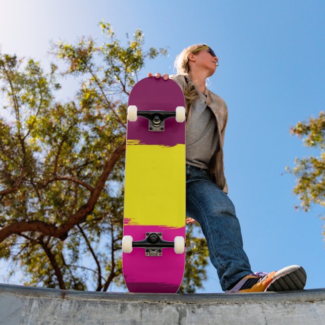 Conjunto de Skate Rosa Amarelo Amora Brincalhão (Ao ar livre 1)
