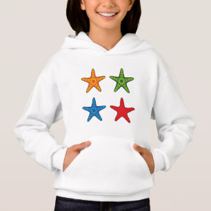 Conjunto de Starfish de Cartoon Colorido Bonito