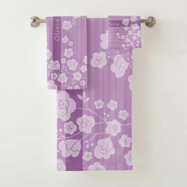 CONJUNTO DE TOALHAS ラブリーフラワー　落ち着いたピンク (Insitu)