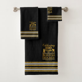 Conjunto De Toalhas 100 Anos De Hóquei Em Boston