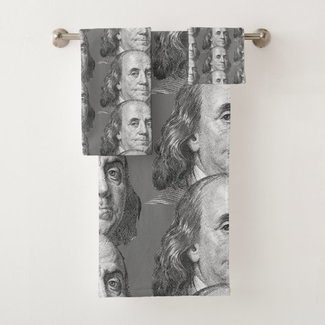 Conjunto De Toalhas 100 dólares, Benjamin Franklin (Insitu)