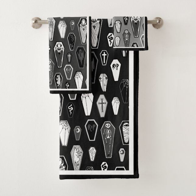 Conjunto De Toalhas 13 Coffins (Insitu)