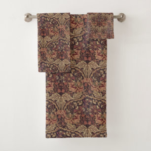 Conjunto De Toalhas 1876 Vintage William Morris Honeysuckle