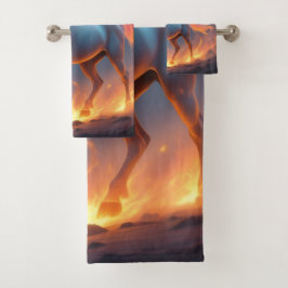 Conjunto De Toalhas „2026 – Das Jahr des Feuerpferds“