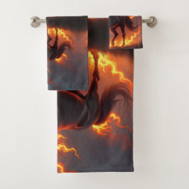 Conjunto De Toalhas „2026 – Das Jahr des Feuerpferds“