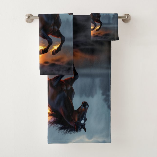 Conjunto De Toalhas „2026 – Das Jahr des Feuerpferds“ (Insitu)