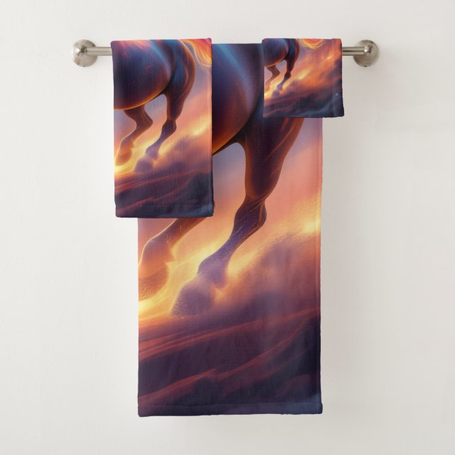 Conjunto De Toalhas „2026 – Das Jahr des Feuerpferds“ (Insitu)