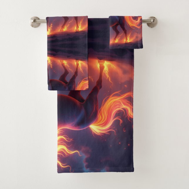 Conjunto De Toalhas „2026 – Das Jahr des Feuerpferds“ (Insitu)