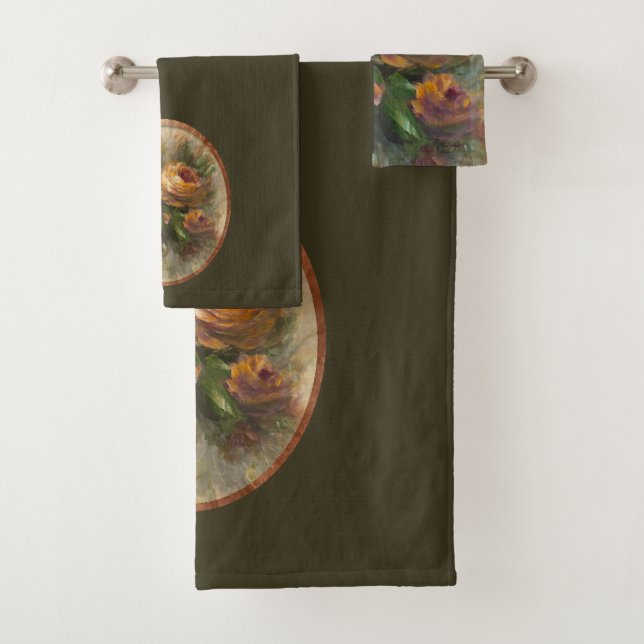 Conjunto De Toalhas 315 Rosas (Insitu)