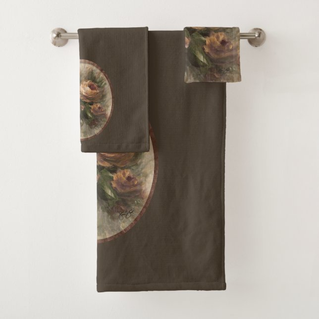 Conjunto De Toalhas 315 Rosas Op2 (Insitu)