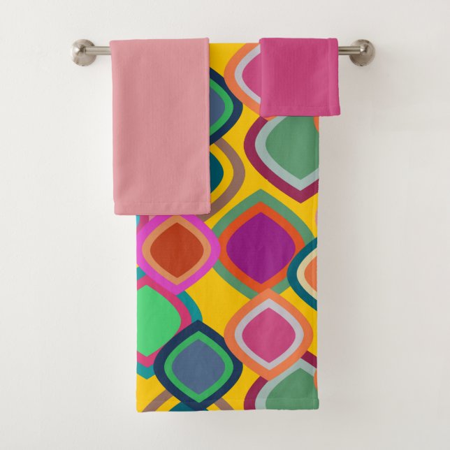 Conjunto De Toalhas 70s Cores (Insitu)