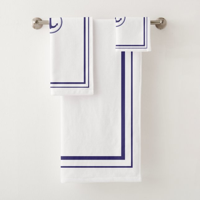 Conjunto De Toalhas A âncora marinha (Insitu)