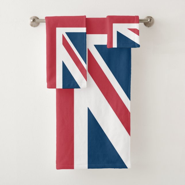 Conjunto De Toalhas A bandeira britânica Union Jack (Insitu)