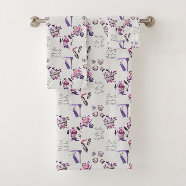 Conjunto De Toalhas A beleza vem do teste padrão interno (Insitu)