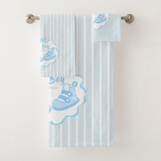 Conjunto De Toalhas A fita arco é um menino (Insitu)