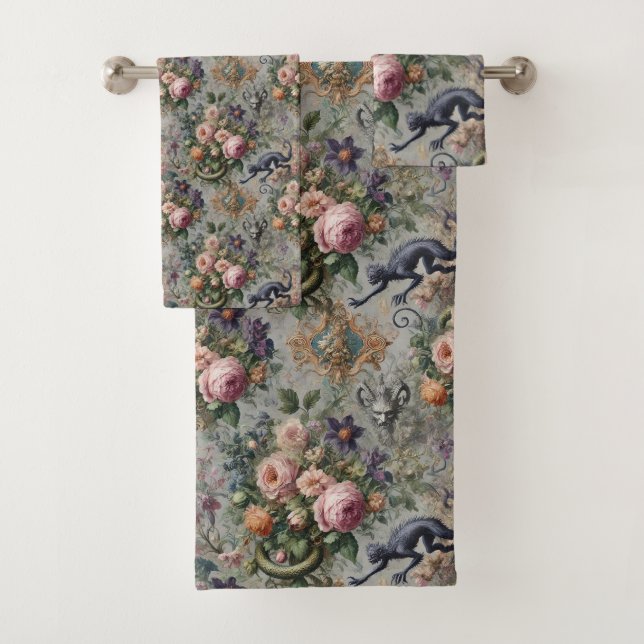 Conjunto De Toalhas A Lavanda Ameaçada Lycan - Vitoriana Gótica (Insitu)