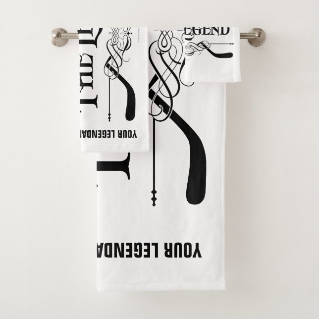 Conjunto De Toalhas A lenda (Hockey) (Insitu)