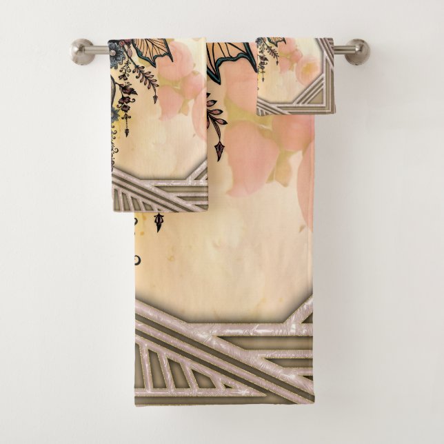 Conjunto De Toalhas A melodia da natureza, dança da fada das flores. (Insitu)