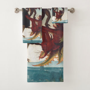 Conjunto De Toalhas A Tentação de Santo Antônio por Michelangelo